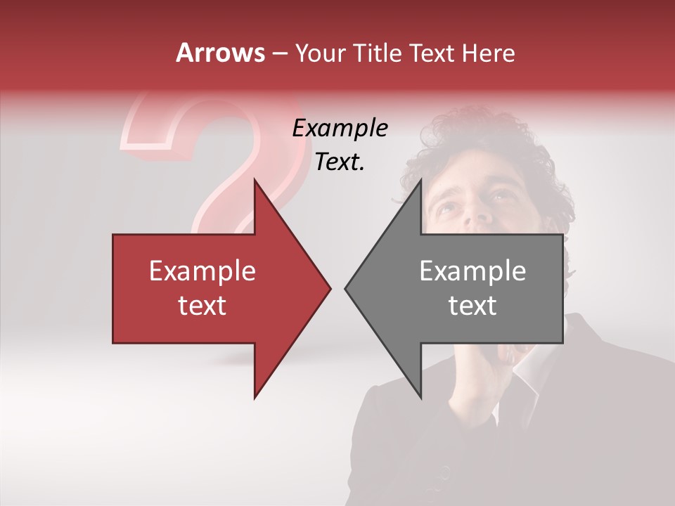 Portrait Man Business PowerPoint Template