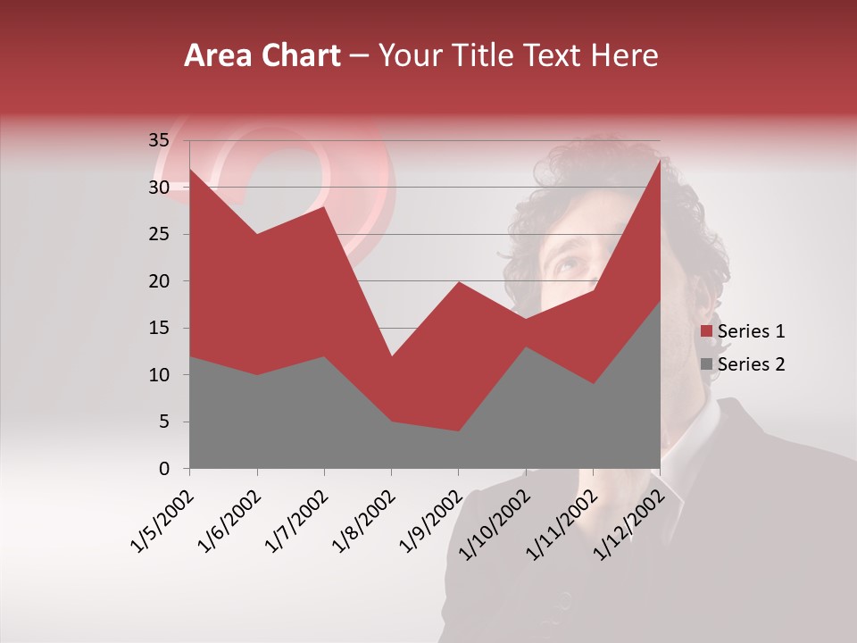 Portrait Man Business PowerPoint Template