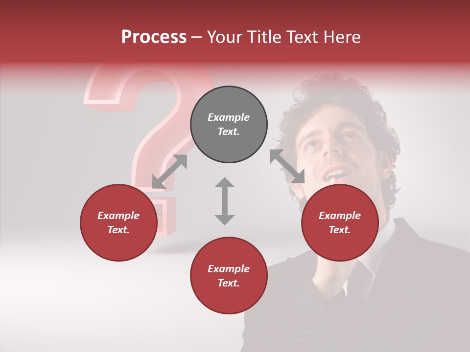 Portrait Man Business PowerPoint Template