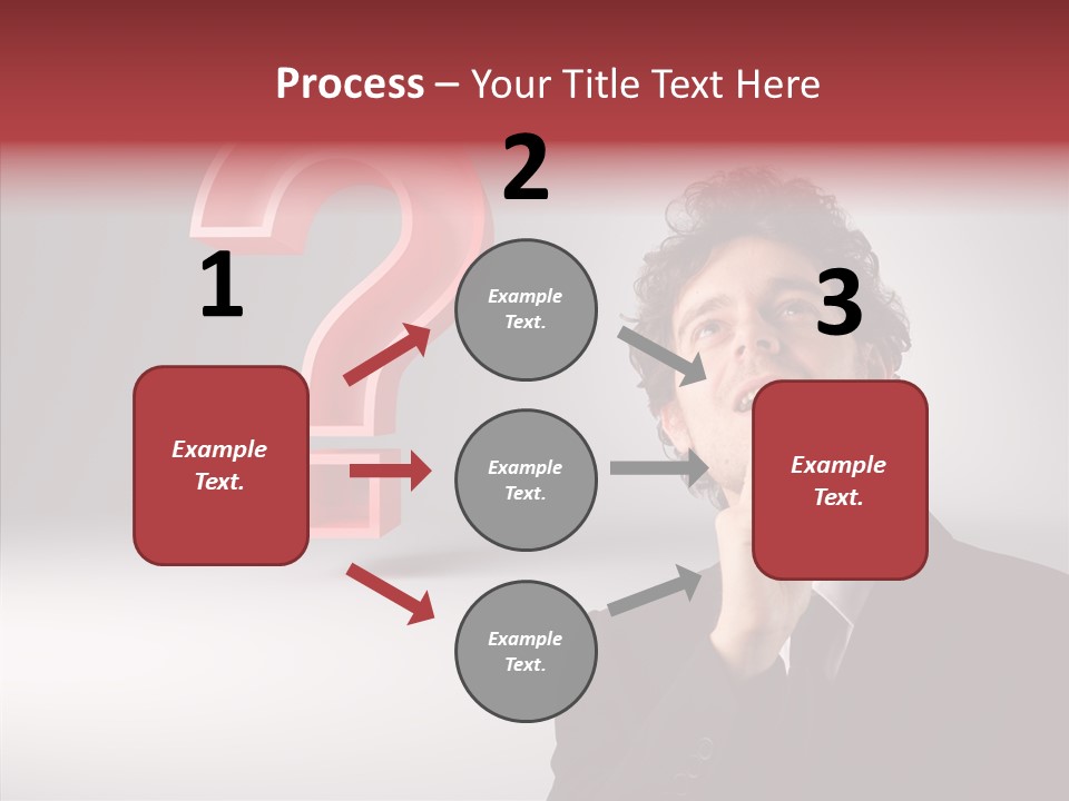 Portrait Man Business PowerPoint Template