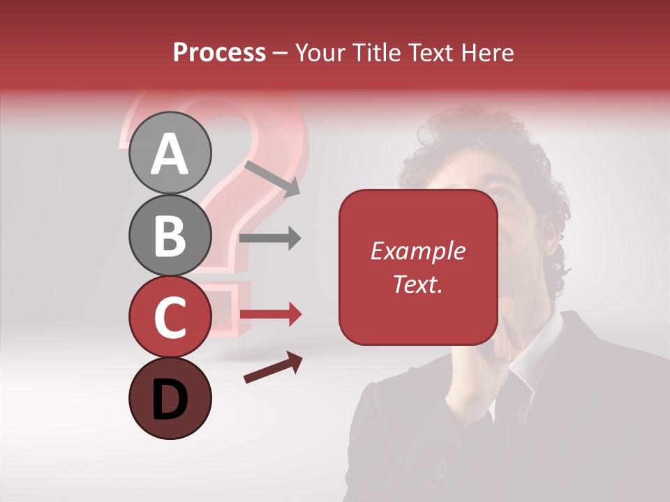 Portrait Man Business PowerPoint Template