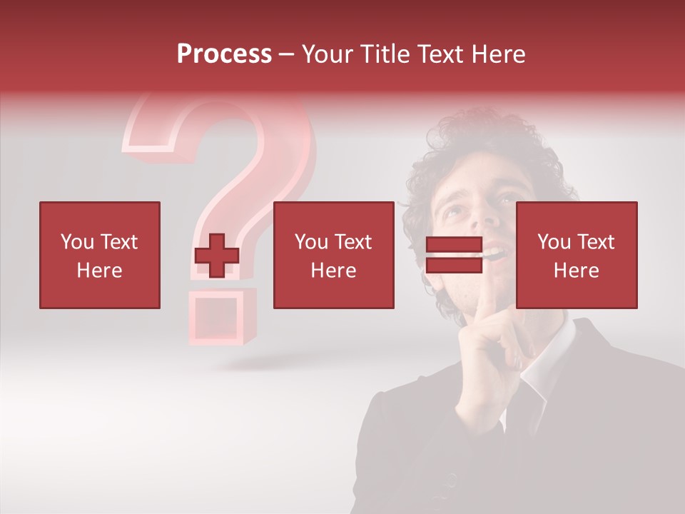 Portrait Man Business PowerPoint Template
