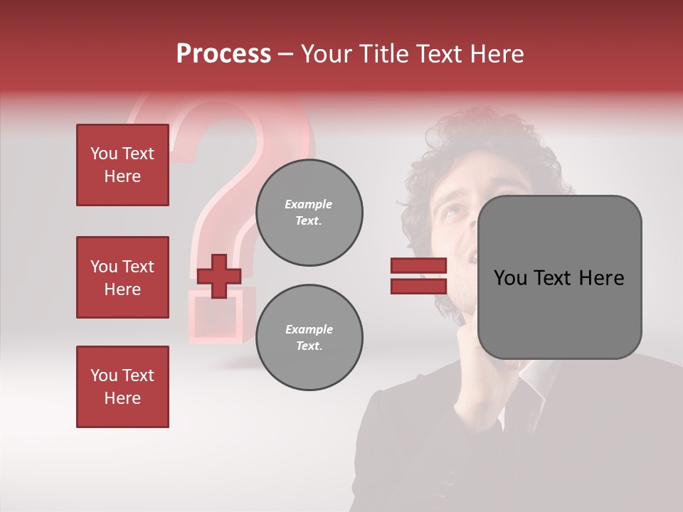 Portrait Man Business PowerPoint Template