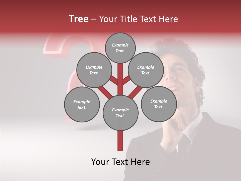 Portrait Man Business PowerPoint Template