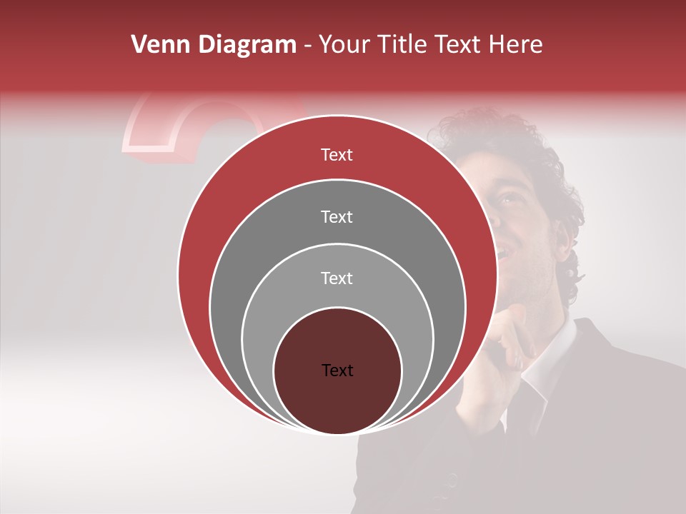 Portrait Man Business PowerPoint Template