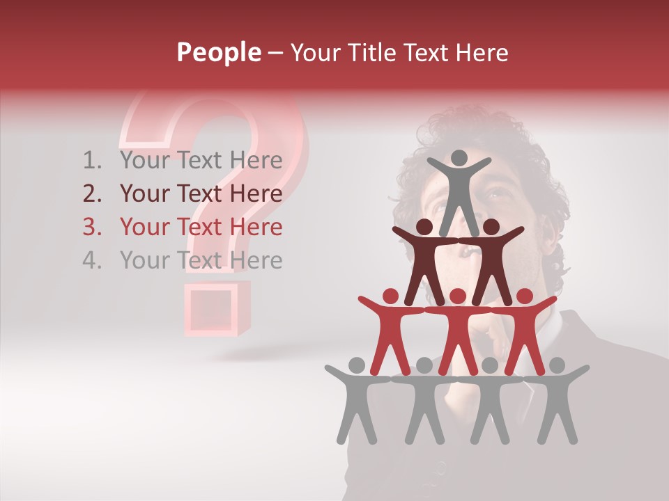 Portrait Man Business PowerPoint Template