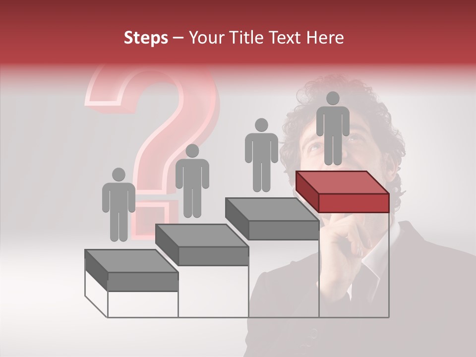 Portrait Man Business PowerPoint Template