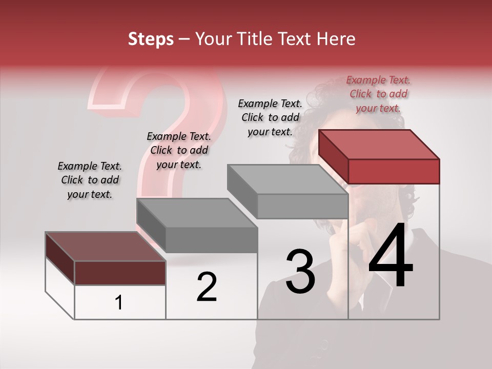 Portrait Man Business PowerPoint Template