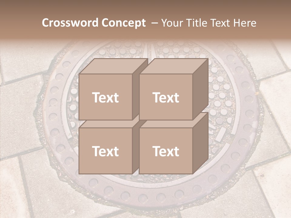 Ground Tube Human PowerPoint Template