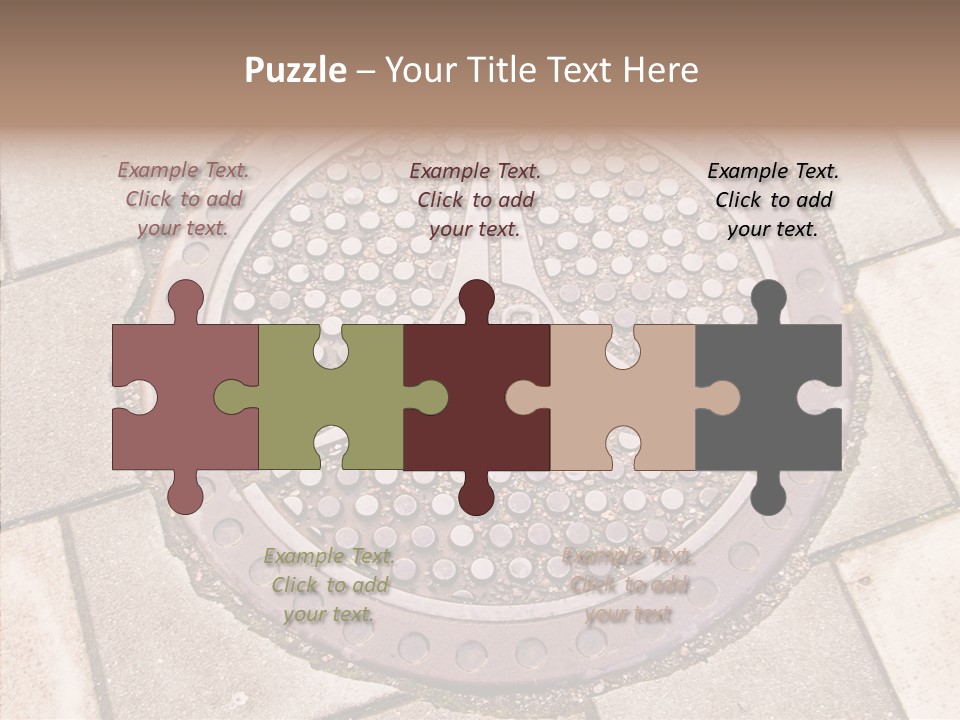 Ground Tube Human PowerPoint Template