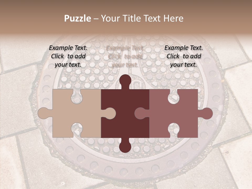 Ground Tube Human PowerPoint Template