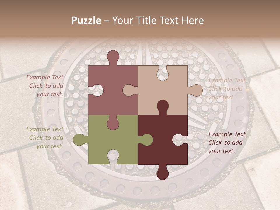 Ground Tube Human PowerPoint Template