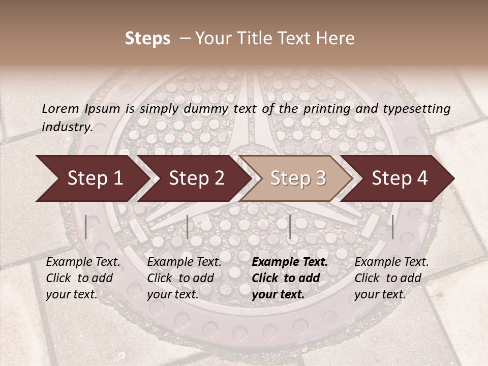 Ground Tube Human PowerPoint Template