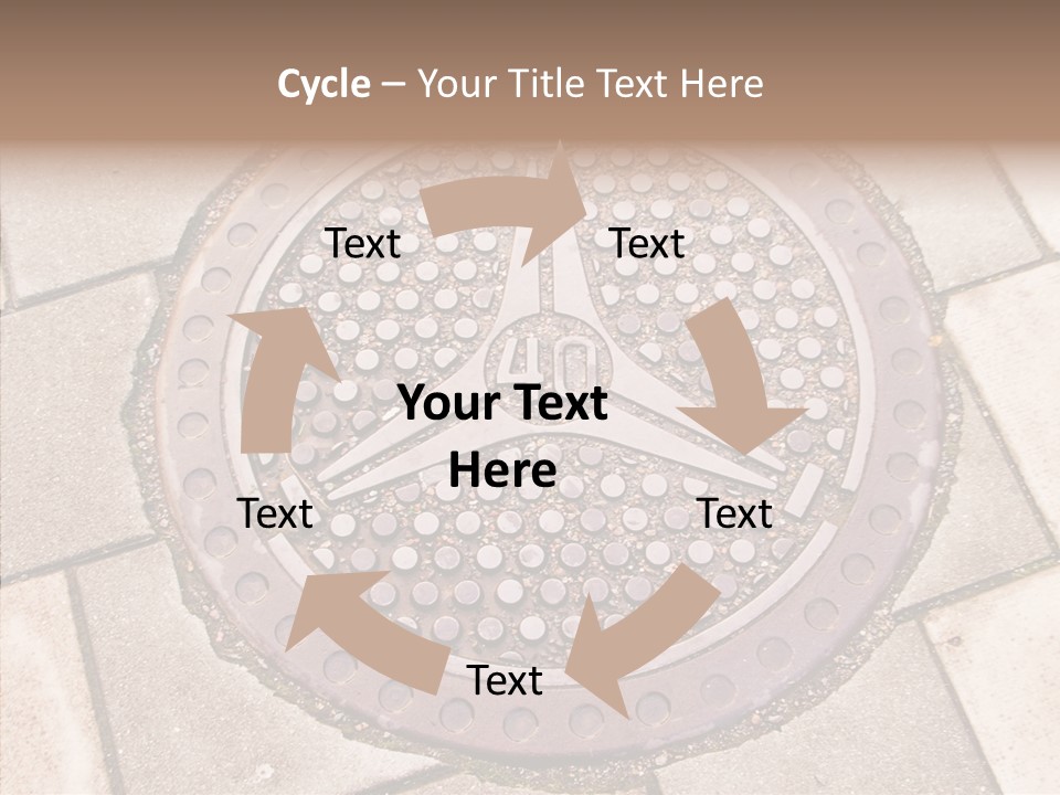 Ground Tube Human PowerPoint Template