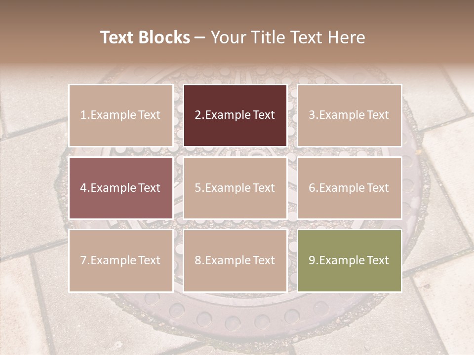 Ground Tube Human PowerPoint Template