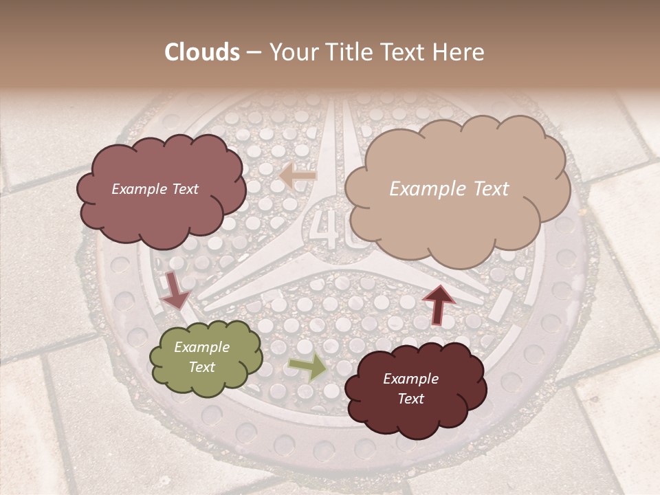 Ground Tube Human PowerPoint Template
