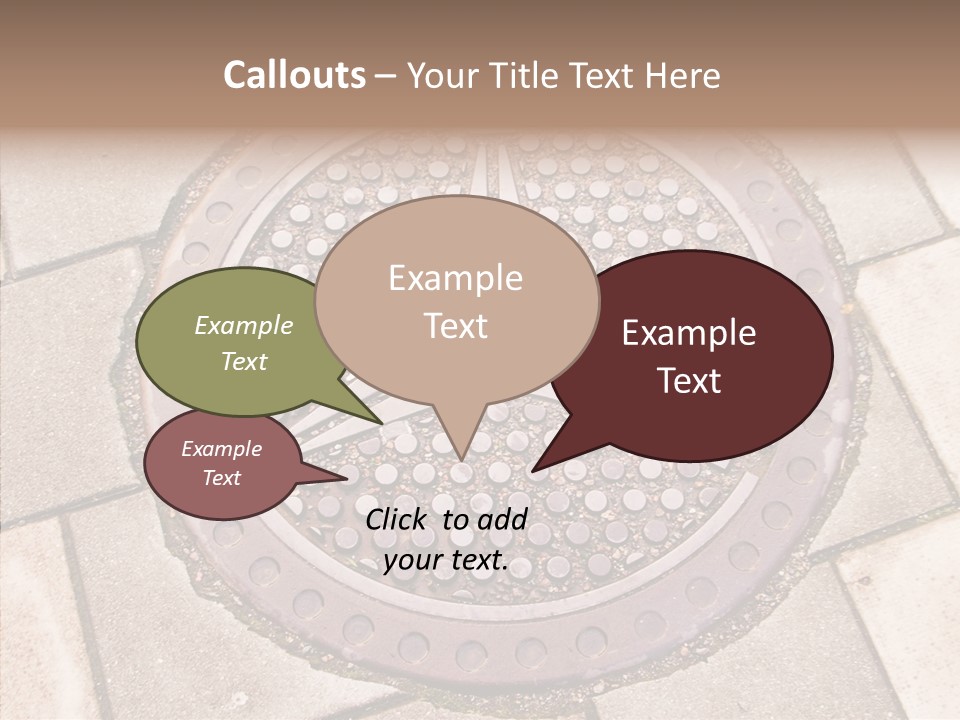 Ground Tube Human PowerPoint Template