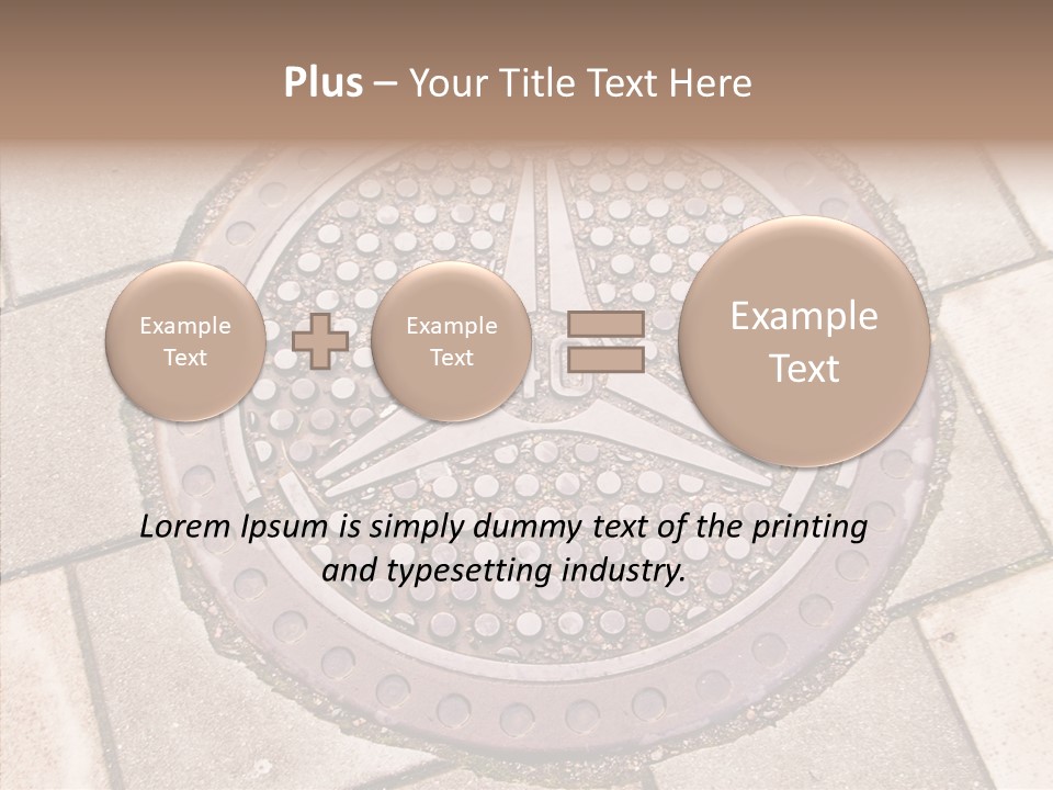 Ground Tube Human PowerPoint Template