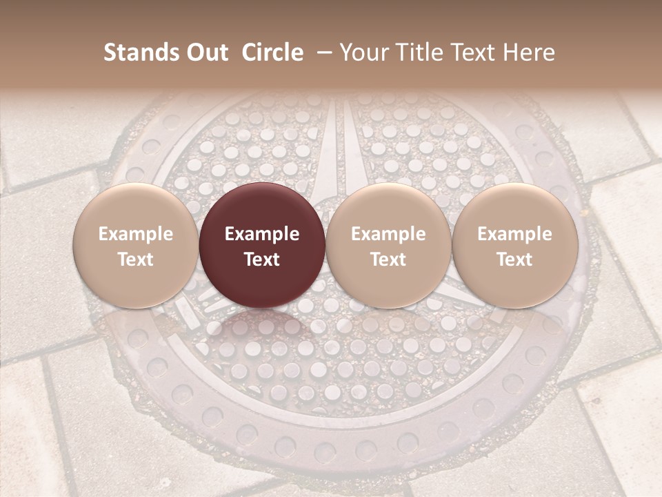 Ground Tube Human PowerPoint Template