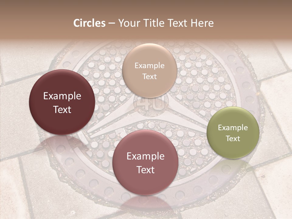 Ground Tube Human PowerPoint Template