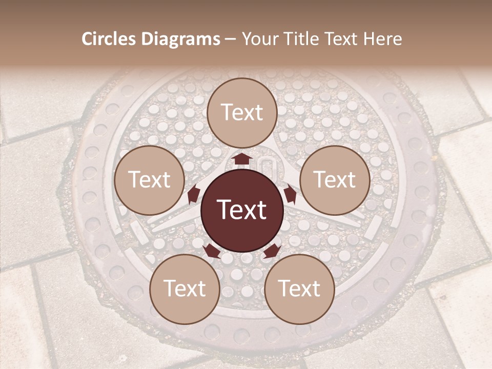 Ground Tube Human PowerPoint Template