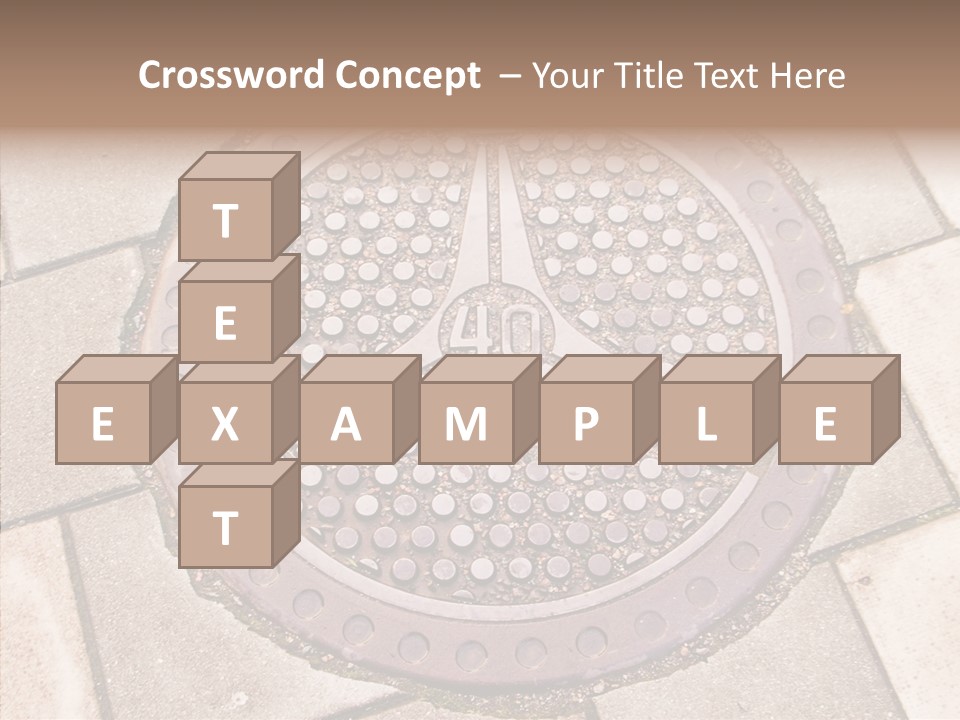 Ground Tube Human PowerPoint Template