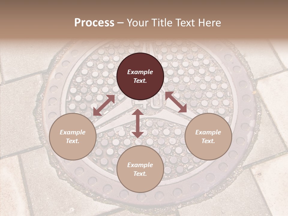Ground Tube Human PowerPoint Template