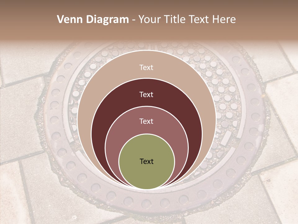 Ground Tube Human PowerPoint Template