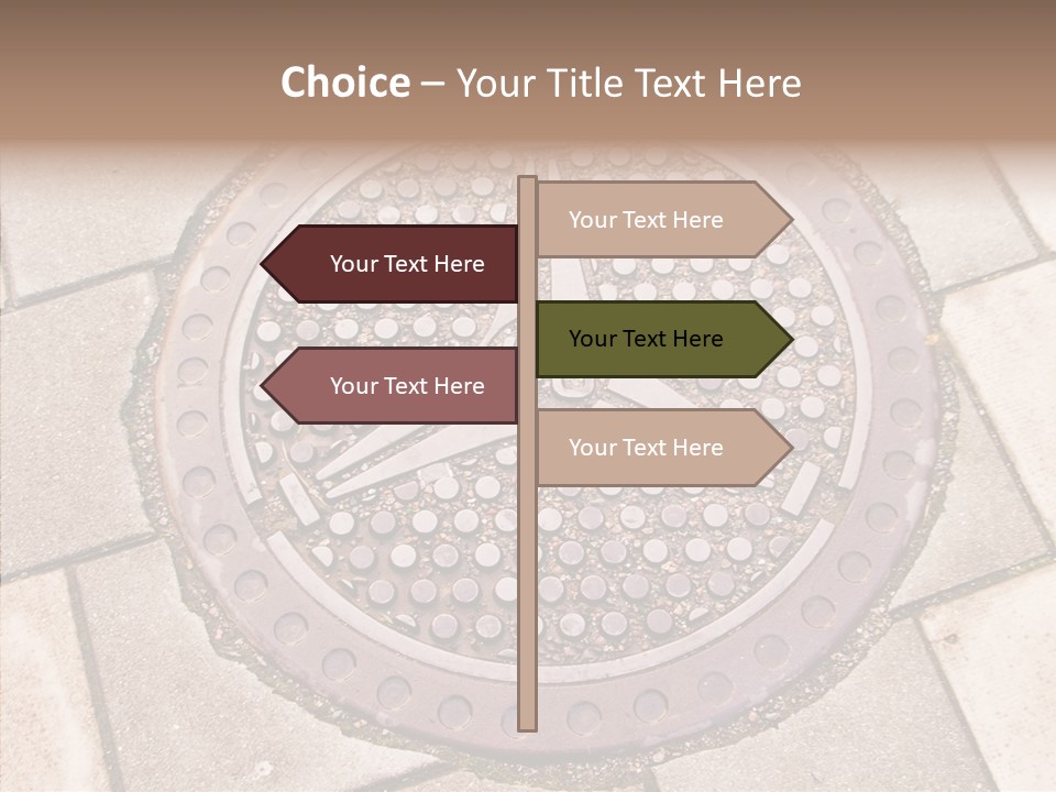 Ground Tube Human PowerPoint Template