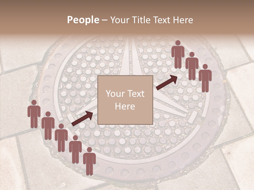 Ground Tube Human PowerPoint Template