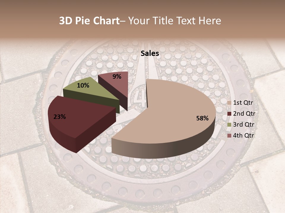 Ground Tube Human PowerPoint Template
