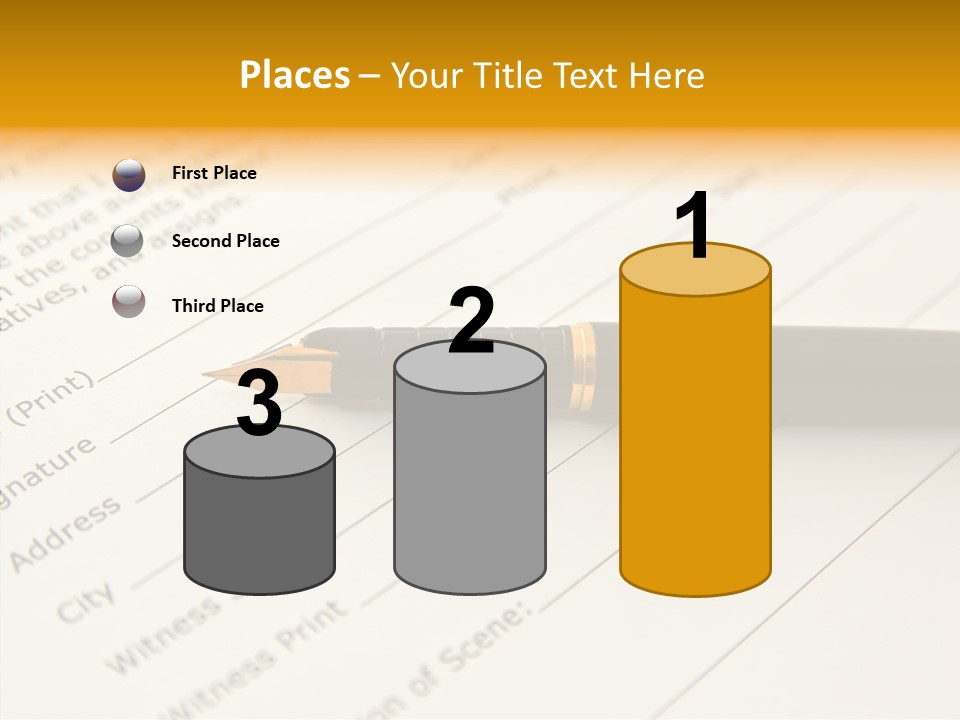 Per On Character Table PowerPoint Template