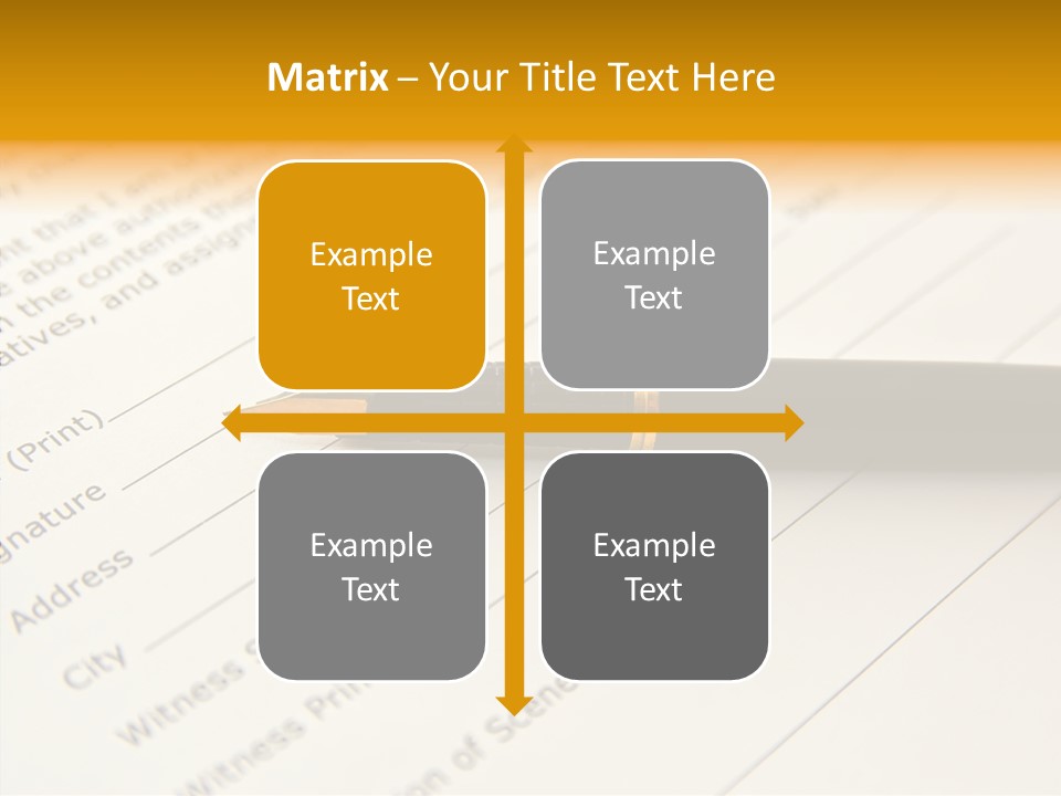 Per On Character Table PowerPoint Template