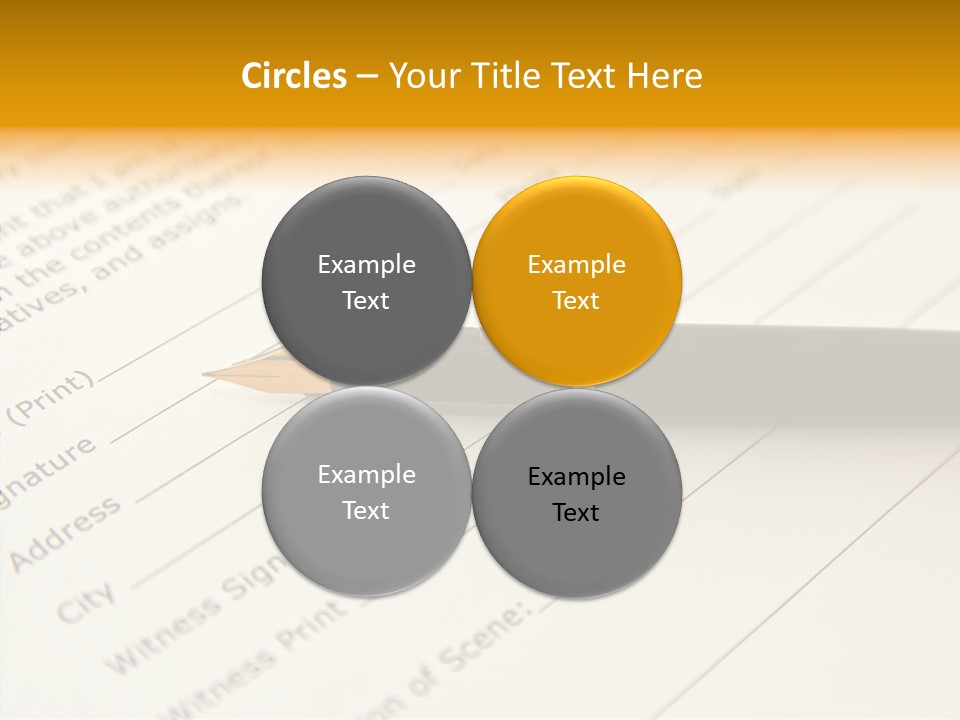 Per On Character Table PowerPoint Template