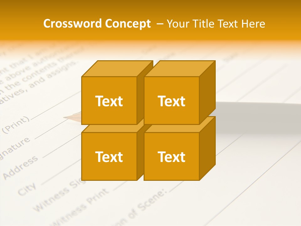 Per On Character Table PowerPoint Template