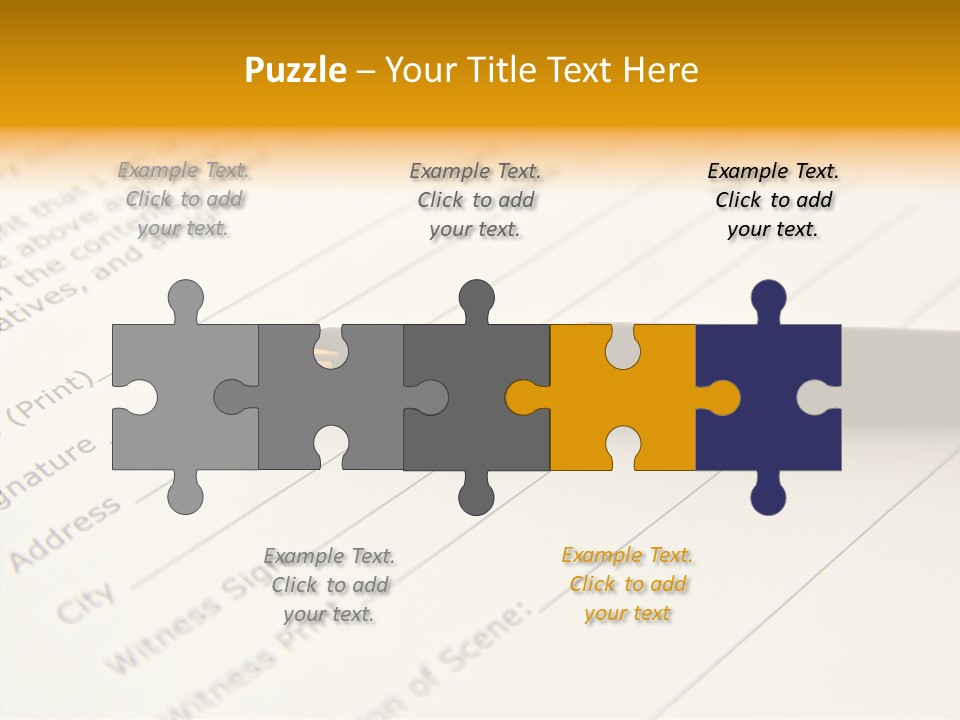 Per On Character Table PowerPoint Template