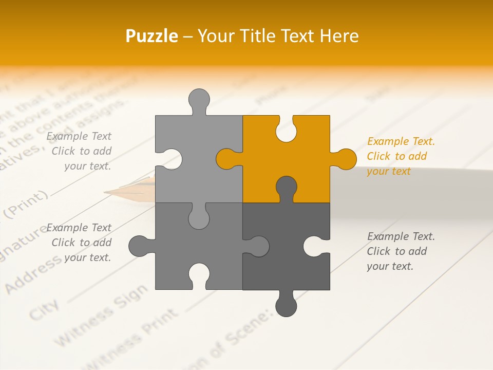 Per On Character Table PowerPoint Template