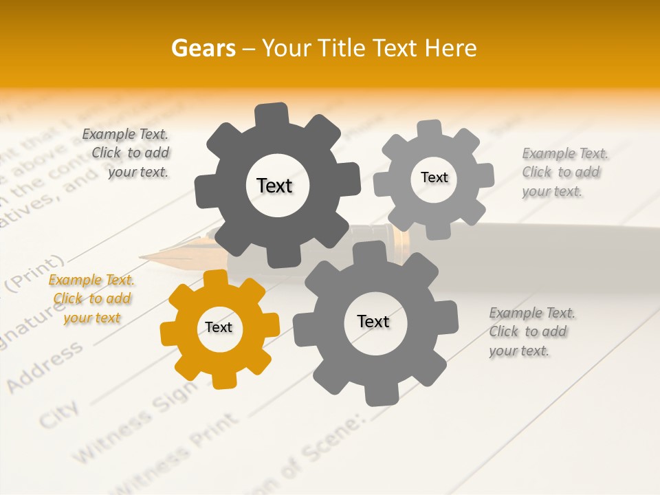 Per On Character Table PowerPoint Template