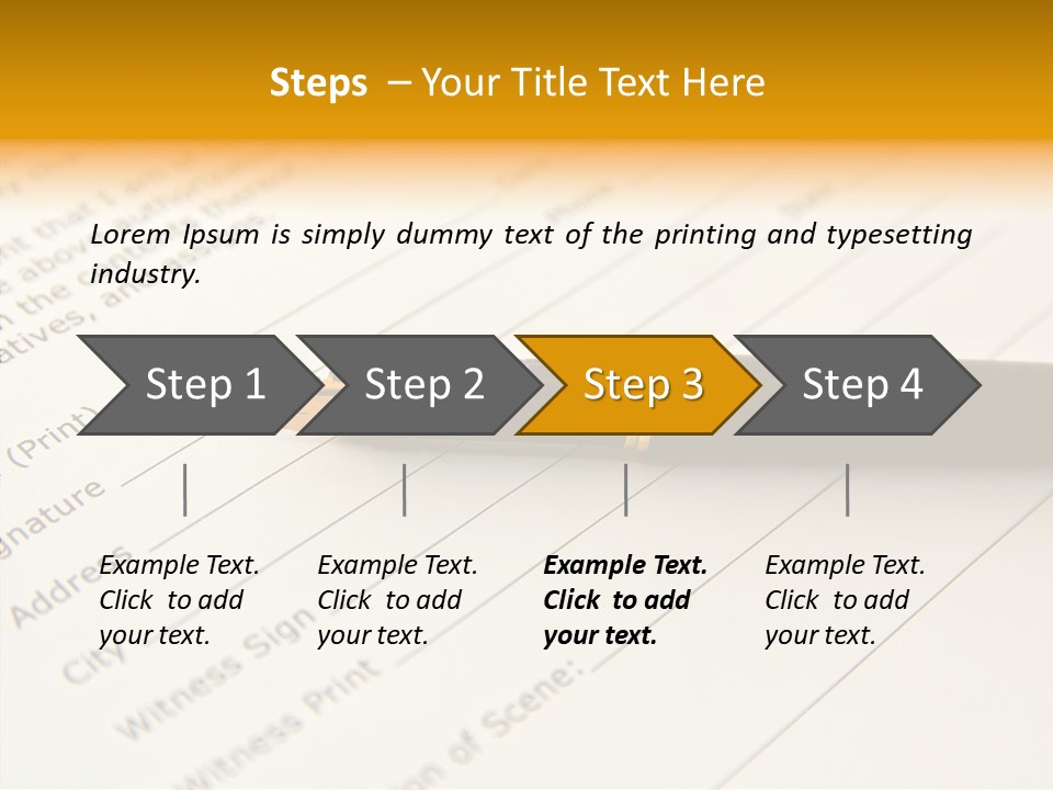 Per On Character Table PowerPoint Template