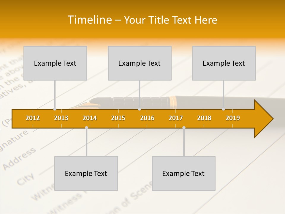 Per On Character Table PowerPoint Template