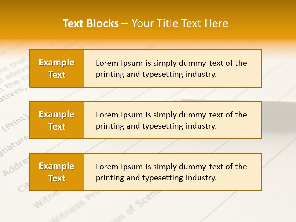 Per On Character Table PowerPoint Template