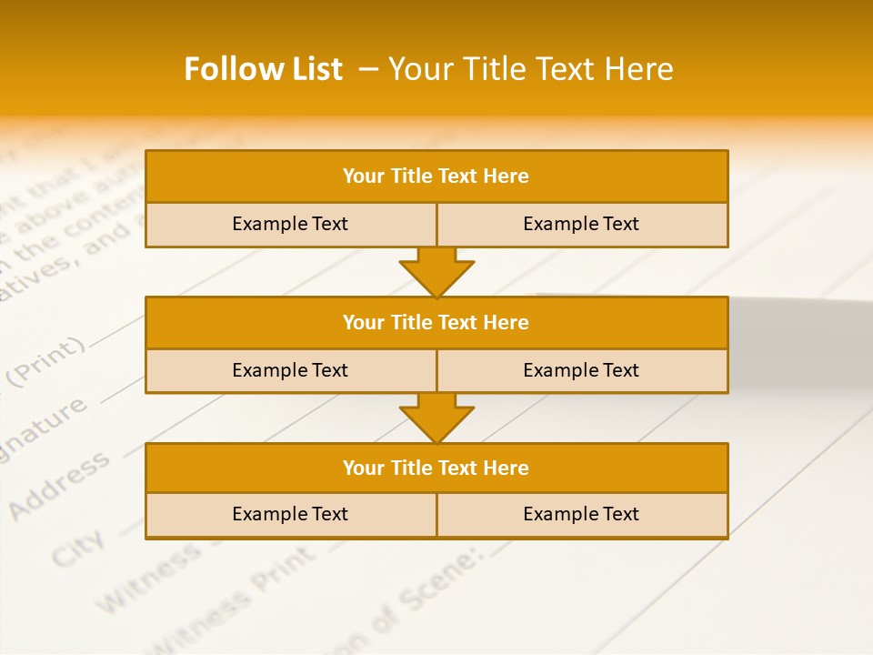 Per On Character Table PowerPoint Template