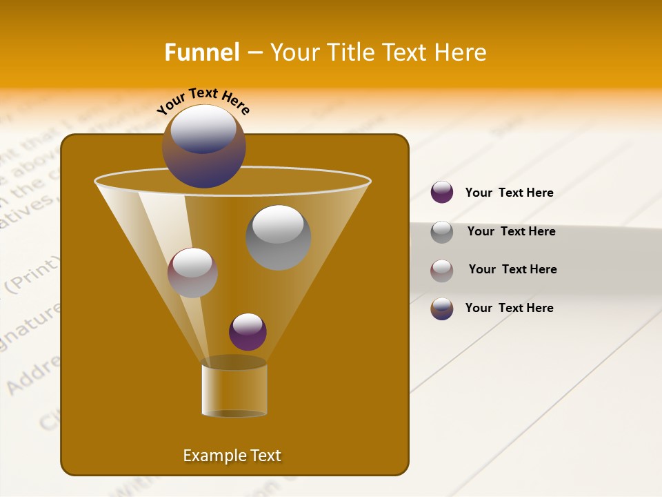 Per On Character Table PowerPoint Template