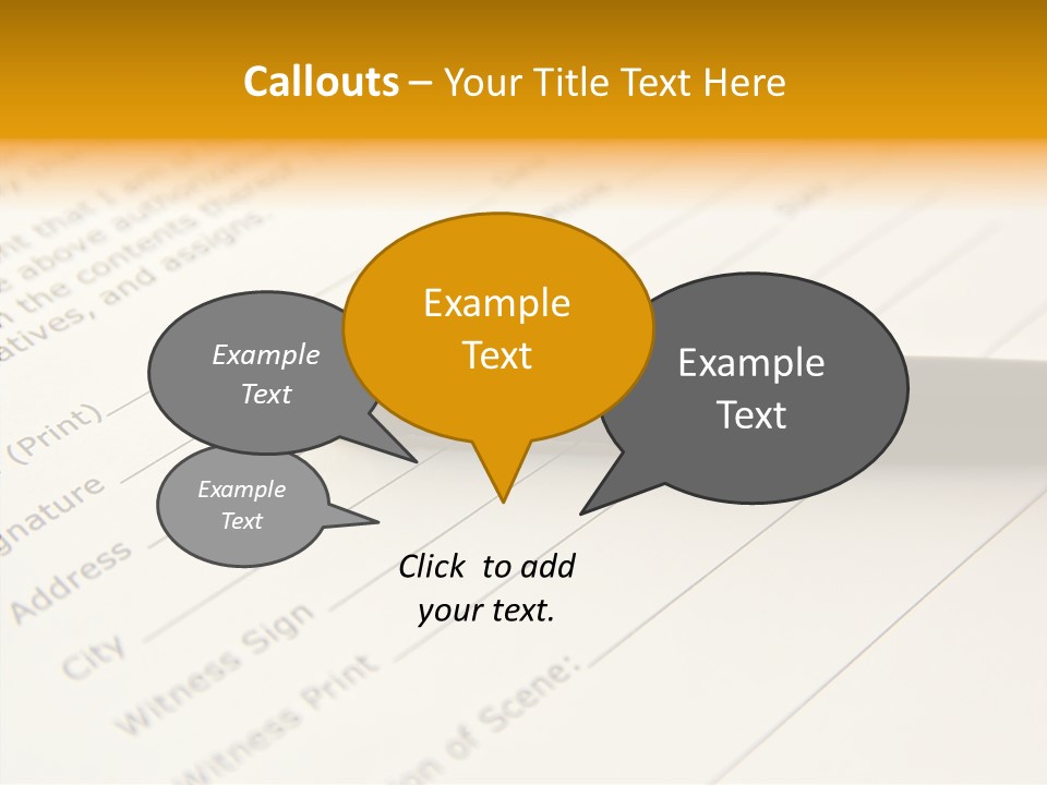 Per On Character Table PowerPoint Template