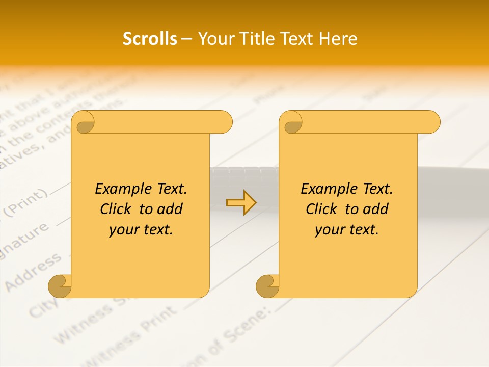 Per On Character Table PowerPoint Template