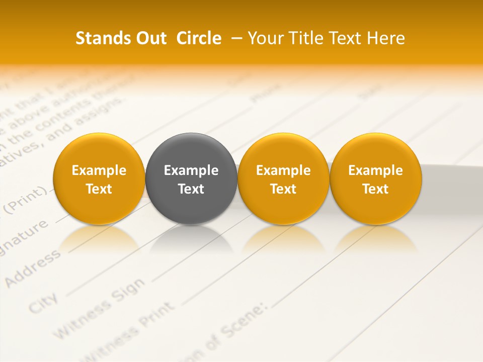 Per On Character Table PowerPoint Template