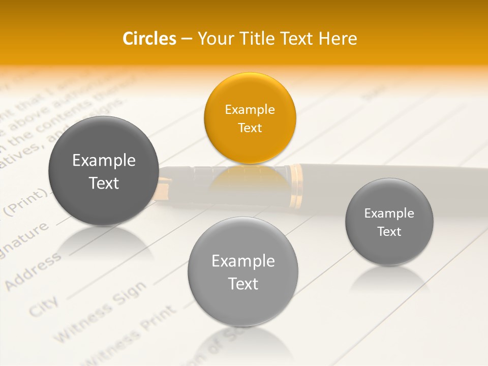 Per On Character Table PowerPoint Template