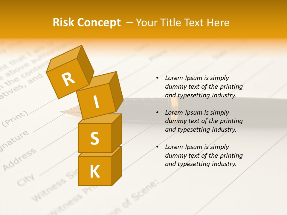 Per On Character Table PowerPoint Template