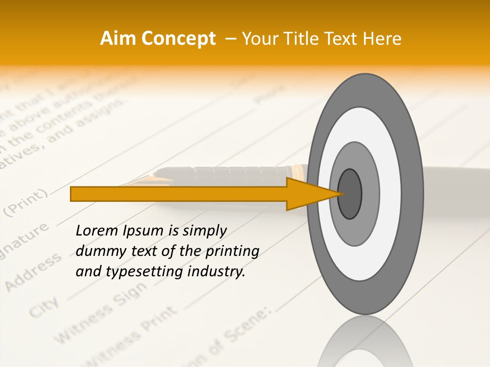 Per On Character Table PowerPoint Template
