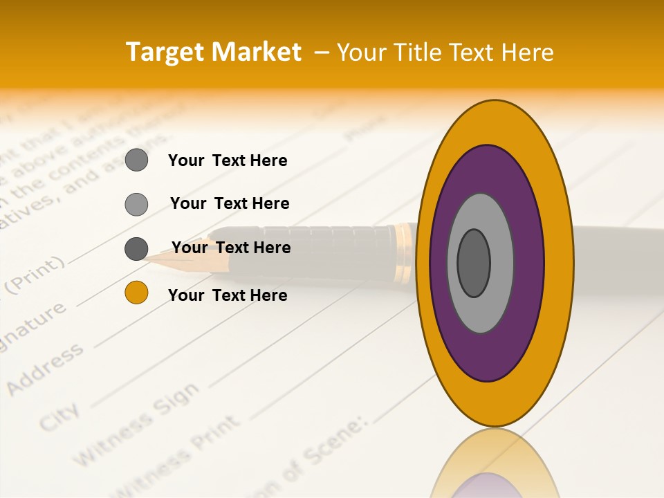 Per On Character Table PowerPoint Template